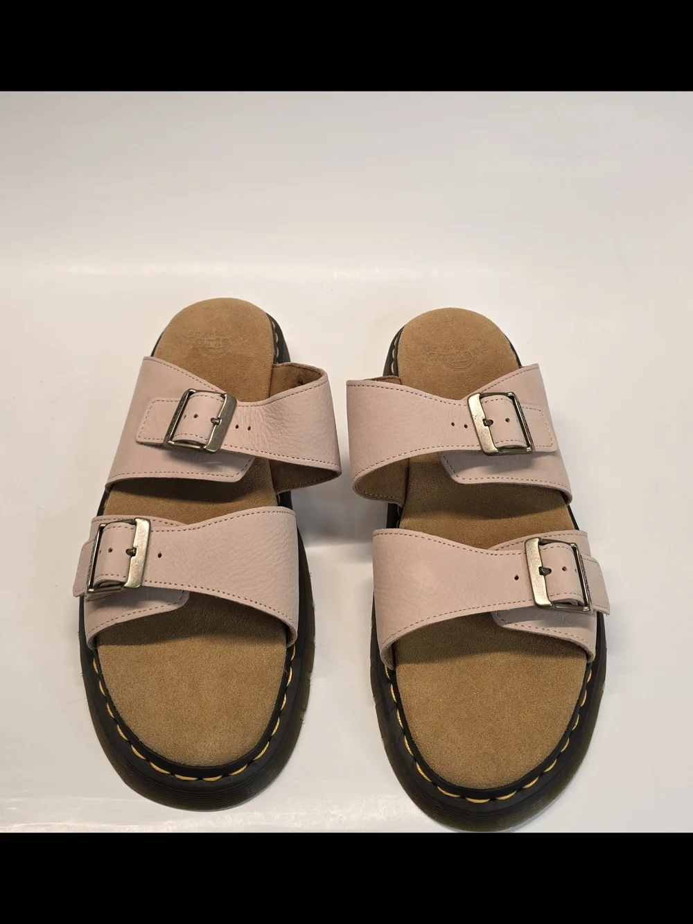 New Dr. Martens Josef Slide Sandal Pink  Double buckle  Men's Size 13